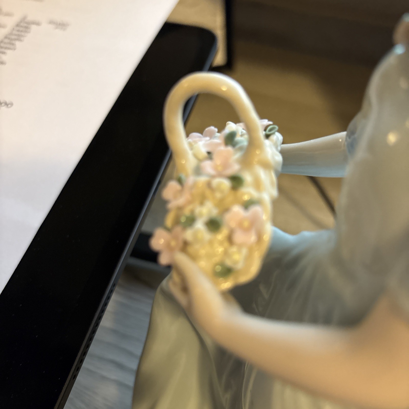LLADRO “Spring Enchantment” #6130 – Elegant Woman with Flower- Signed/Dated