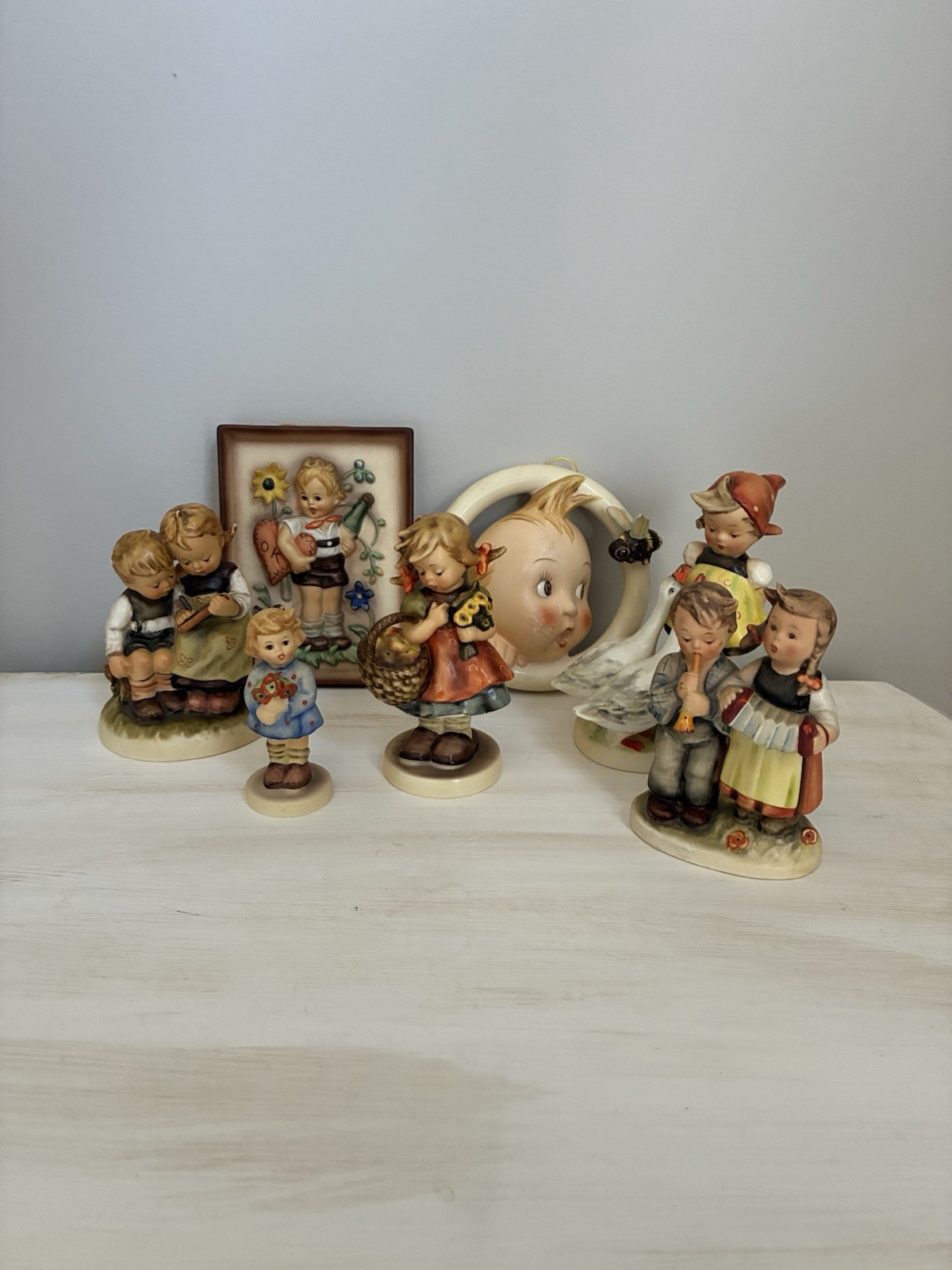 Goebel Hummel Porcelain Figurine Wall Plaque Collection Lot Vintage W Germany