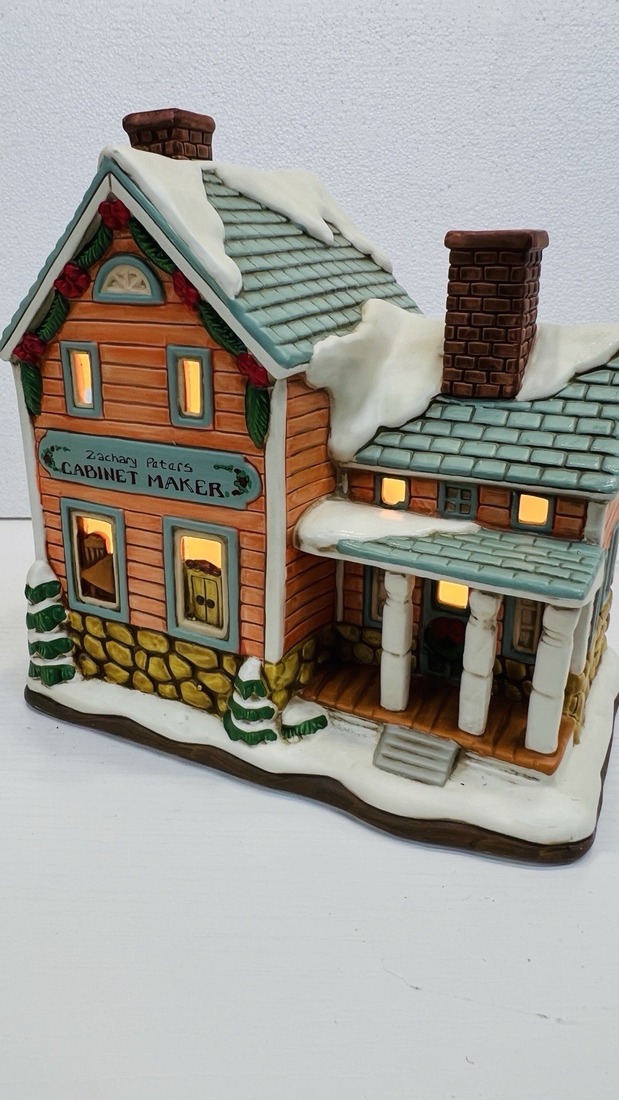 Lefton Colonial Village “Cabinet Maker” 1994 Retired Excellent Condition RARE !