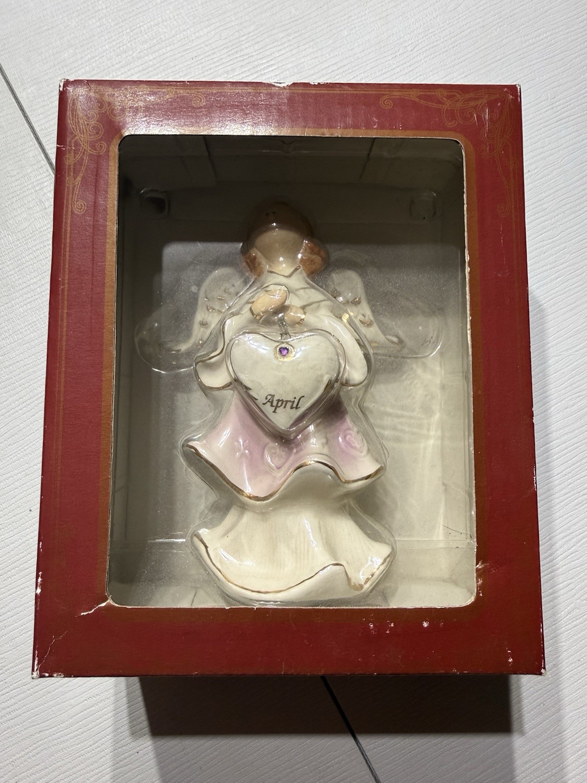 Angel Collection By CKG – April Birthstone Figurine