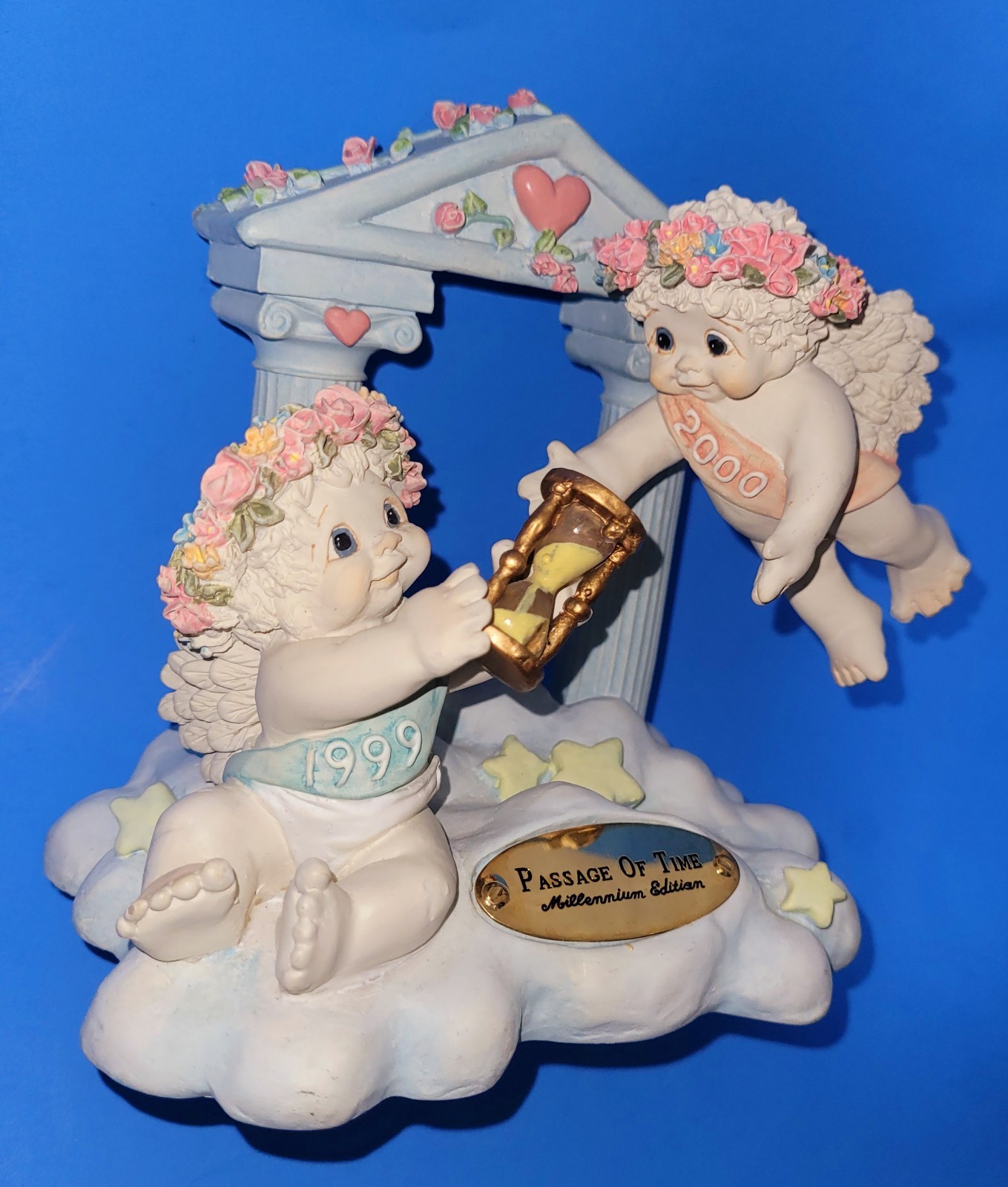 Dreamsicles Angels Figurine Passage of Time 1999-2000 Millennium Edition Cherubs