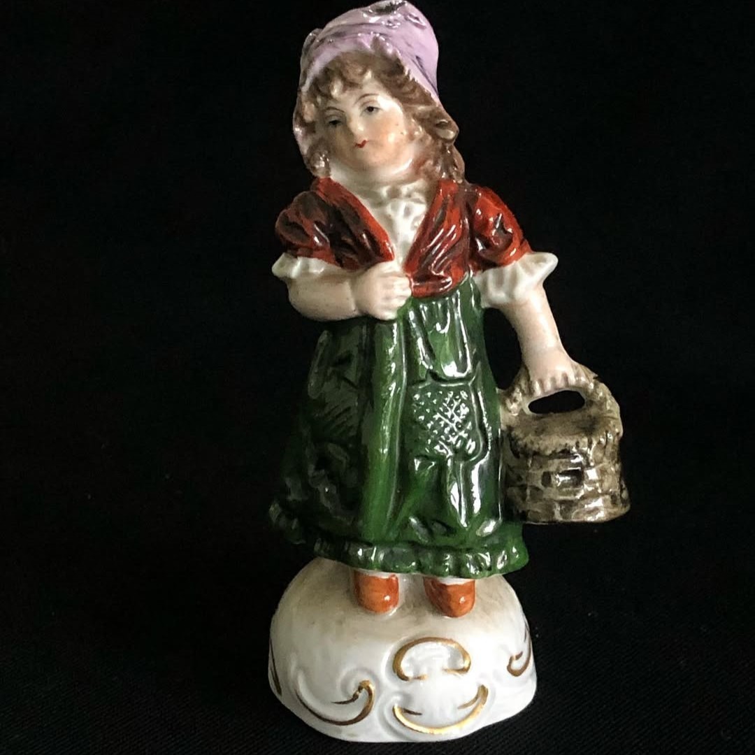 Vintage Figurine Sculpture Woman Porcelain Germany 20 Century Rare Collectible
