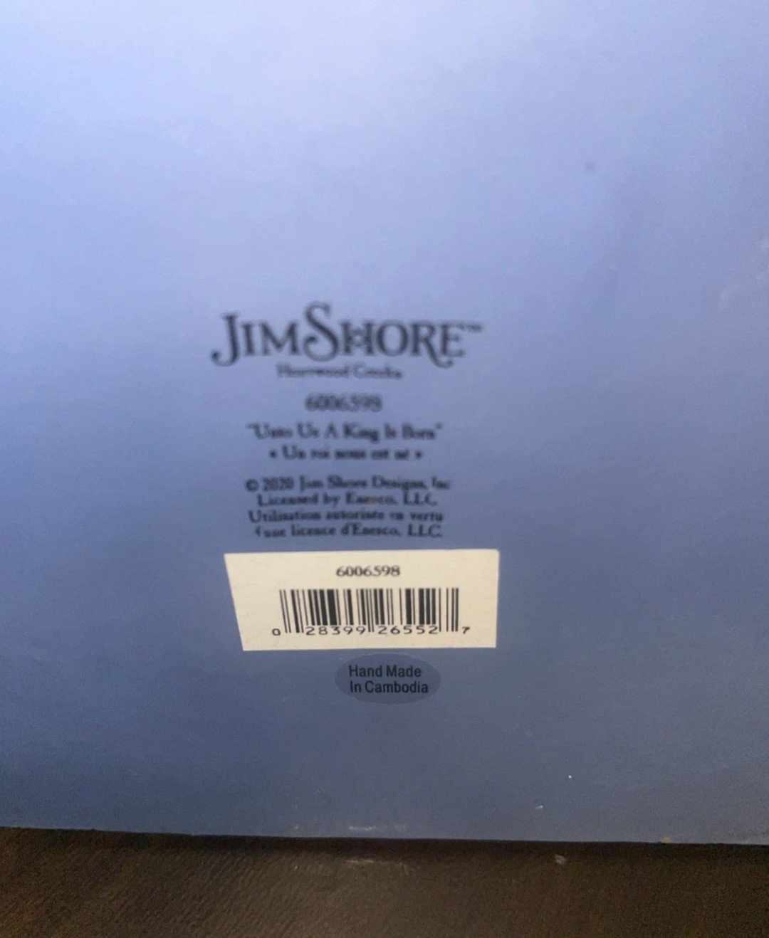 JIM SHORE 2020 VICTORIAN NATIVITY SCENE FIGURINE #6006598
