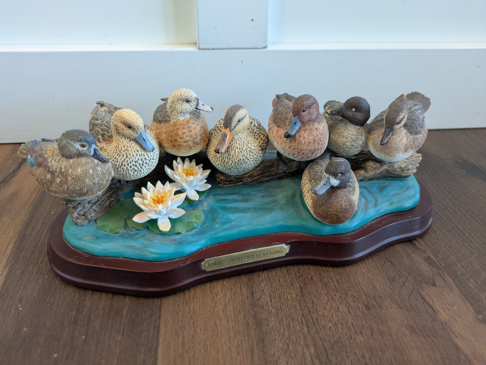 RARE Danbury Mint “Ladies Night Out” ART LAMAY Sculpture Figures Ducks Birds