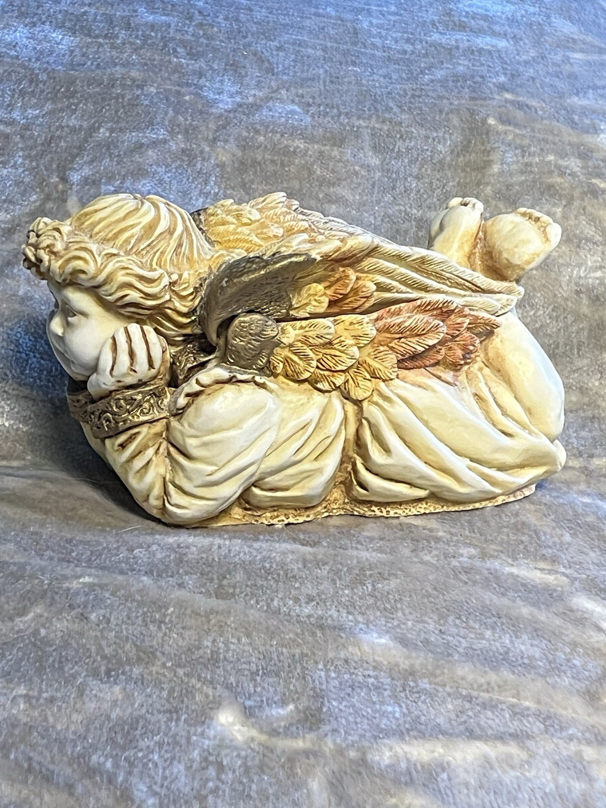 VTG Harmony Kingdom Bon Enfant Trinket Box Figurine Angelique LTD EDITION 1996
