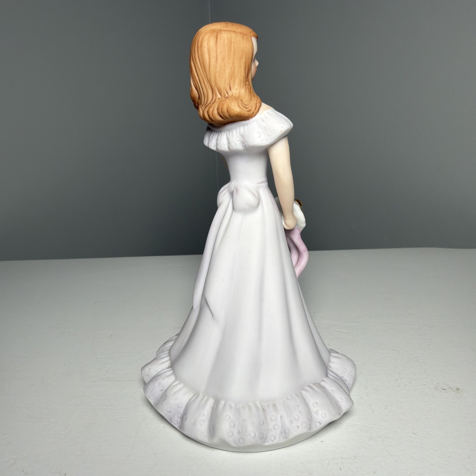 Vintage Enesco Growing Up Birthday Girl Figurine Age 16 Years