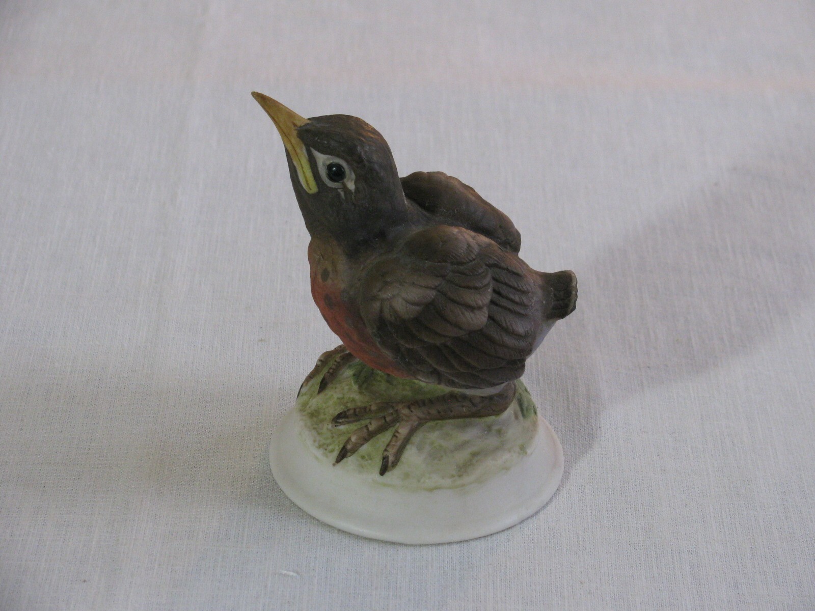 Vtg Kelvin Fine China Hand Painted Baby Robin Figurine B-743 r