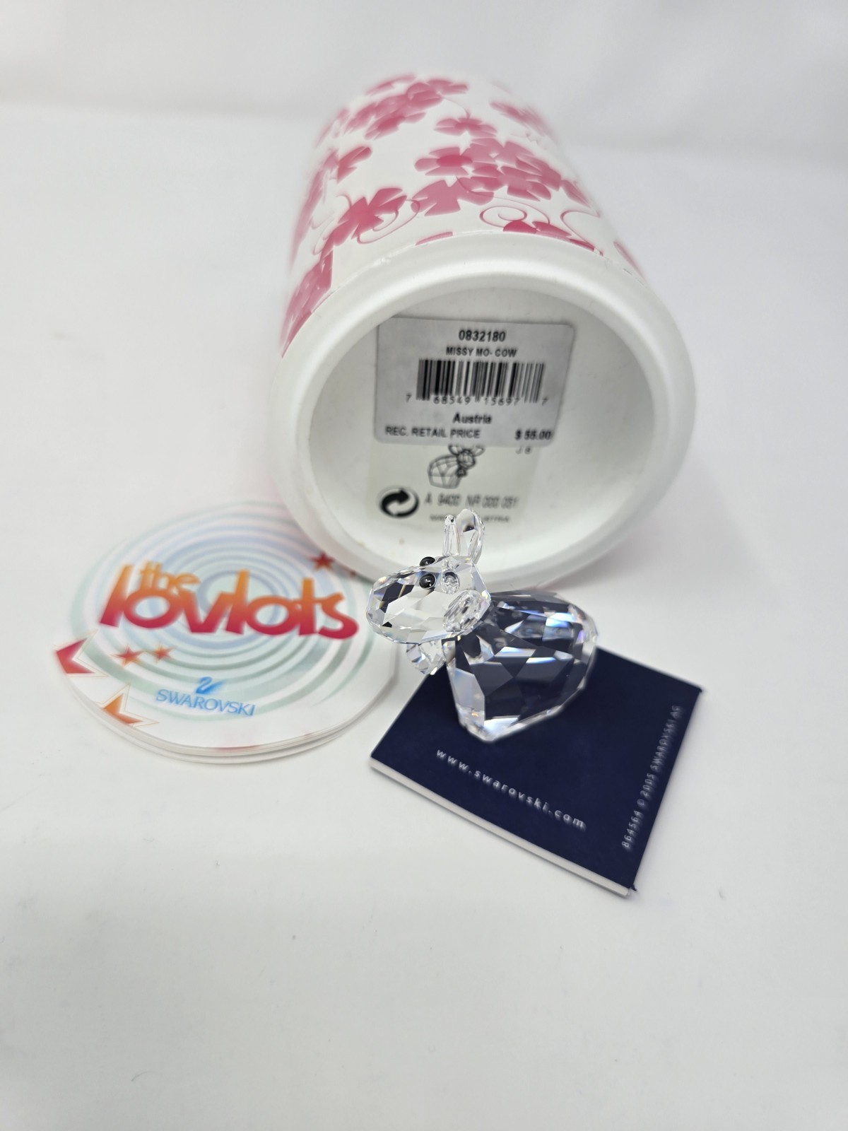 Swarovski 2007 Lovelots Missy Mo *Rare* Signed By Artist Edith Mair #0832180