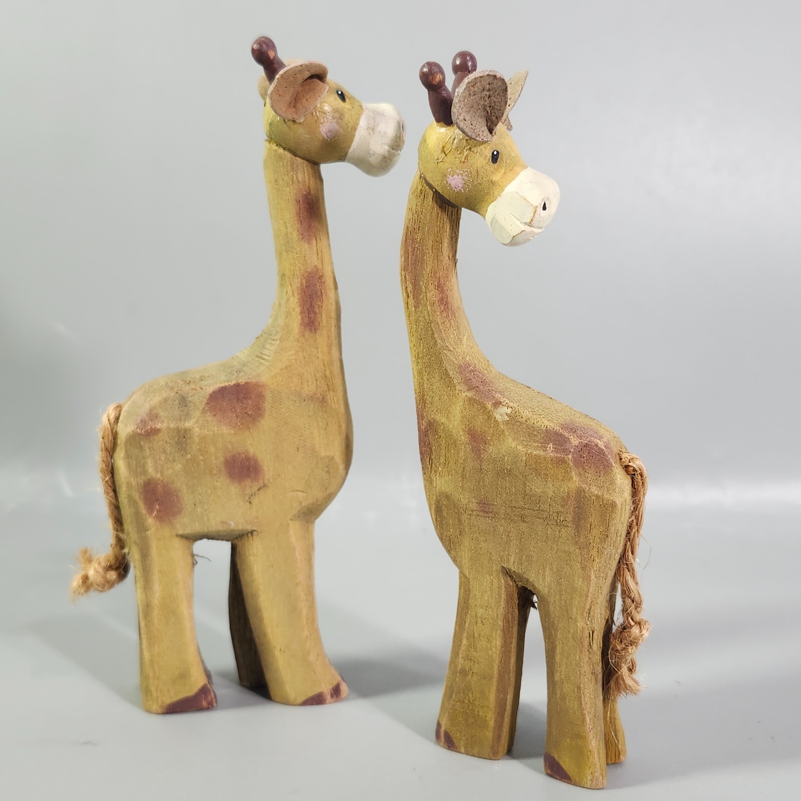 Transfar International Noahs Ark Wooden Pull Toy 2 Giraffe Replacement Figurines