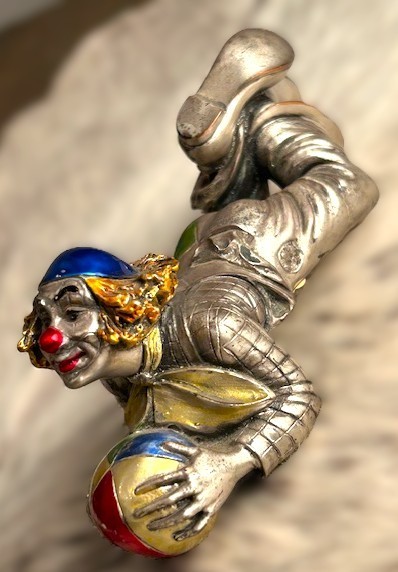 MIDA ARGENTO ITALIAN “CLOWN WITH BEACHBALL” .925 STERLING SILVER- RETIRED