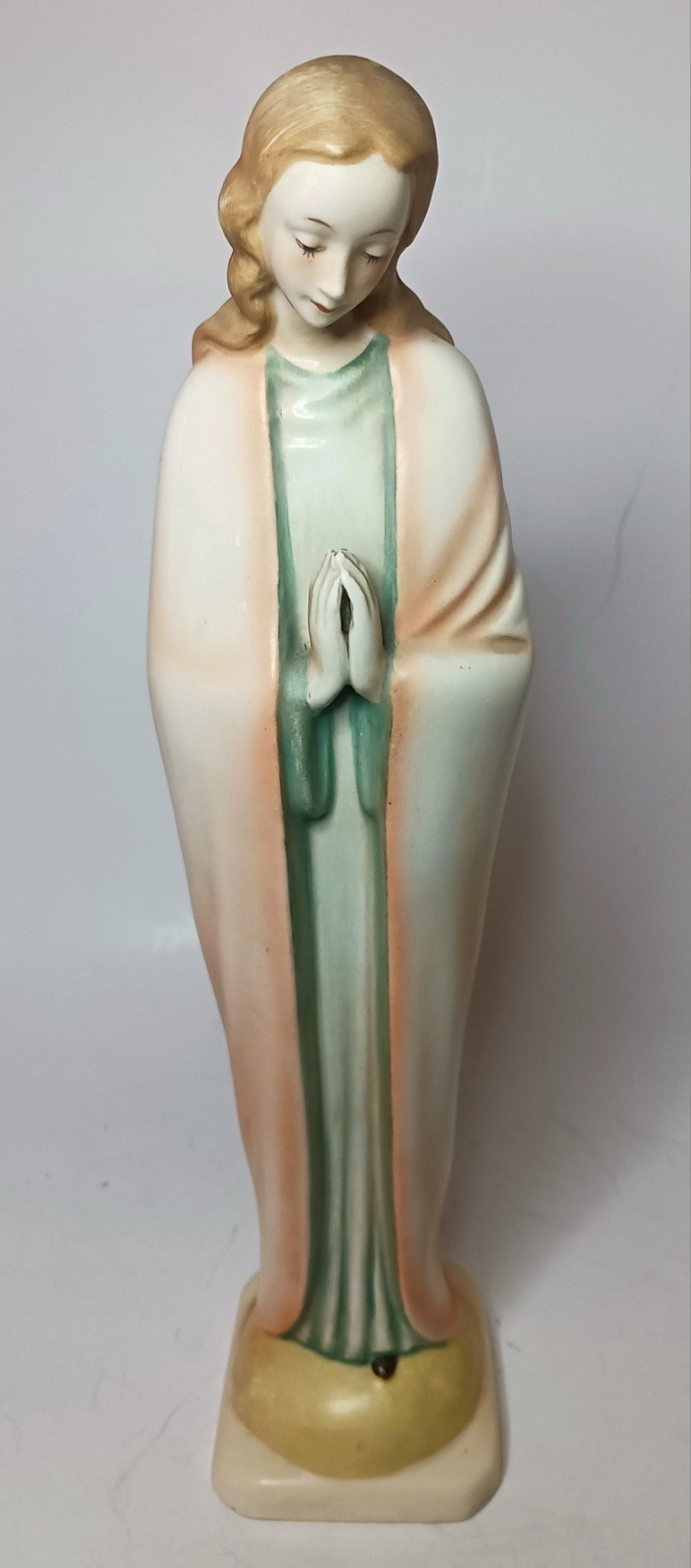Vintage Hummel Standing Madonna 13” Tall Hand Painted in Pastels