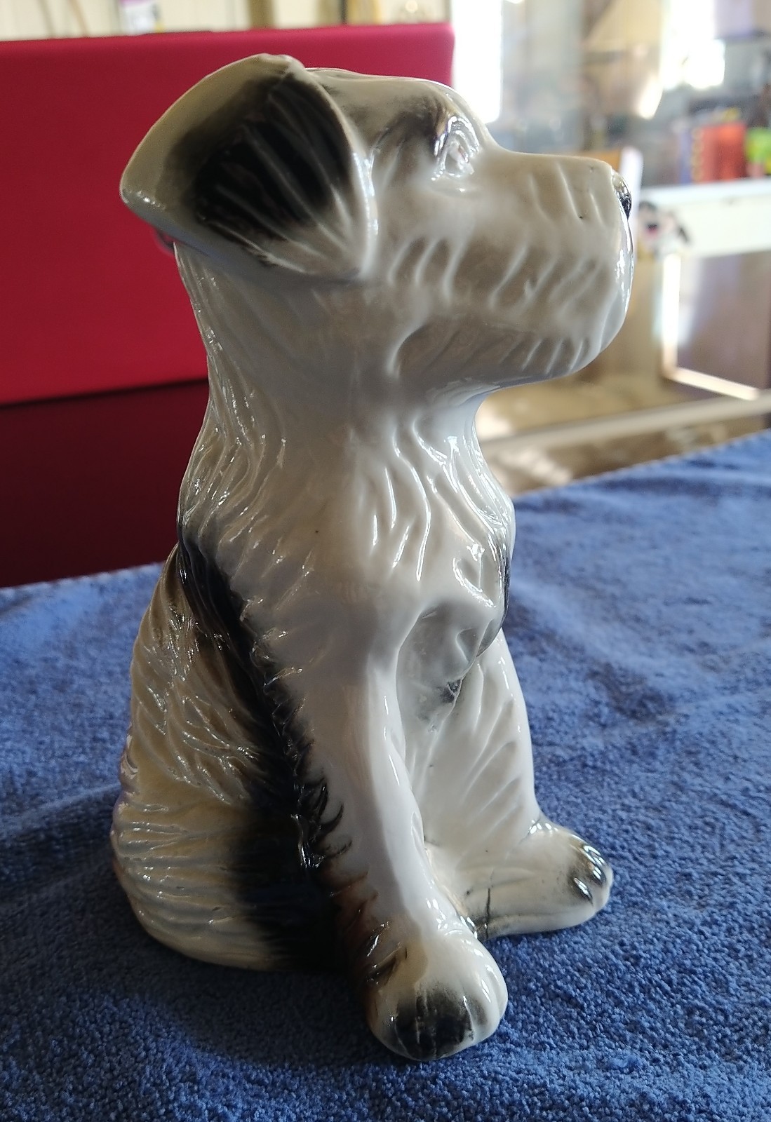 Vintage Terrier Dog Statue/Figurine Brazil #4150