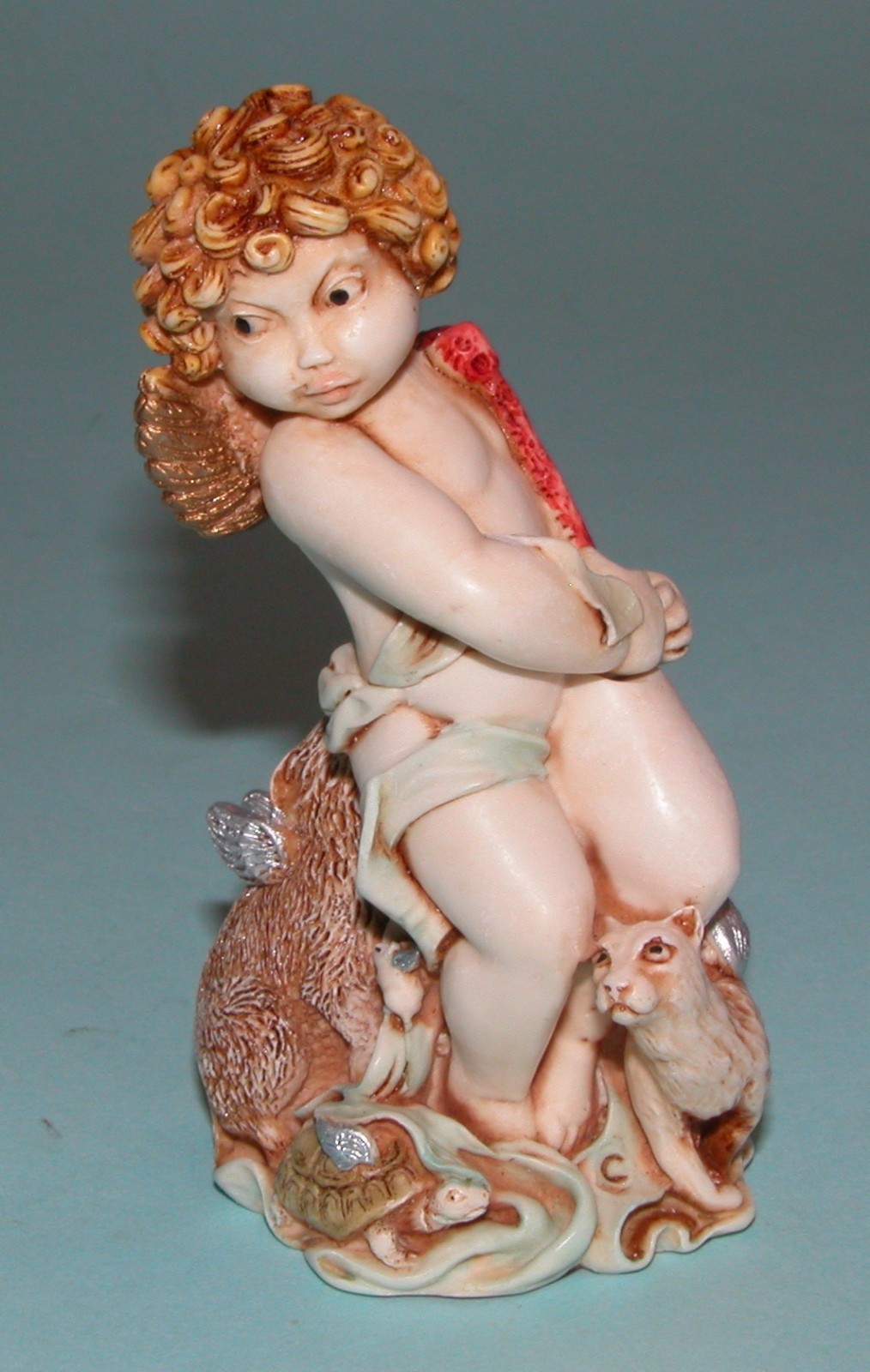 Harmony Kingdom box ANSE01 “Beau Geste” Angelique ltd.2001 NIB Adam Binder angel