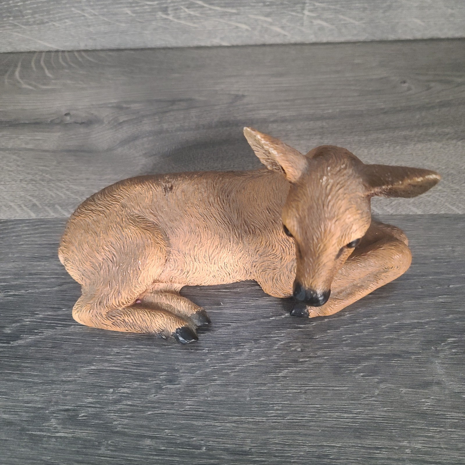 Vintage Homco Deer Family 1985 Lot of 3 Doe and 2 Fawns