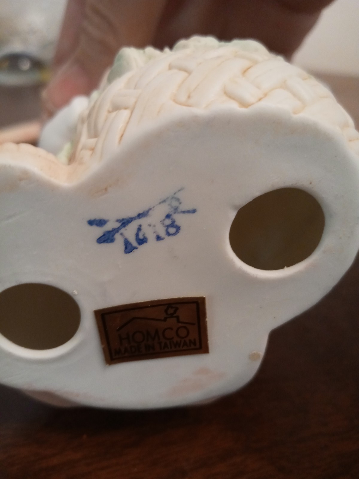Vintage Homco Twin Children BOY & GIRL Porcelain Figurines #1418