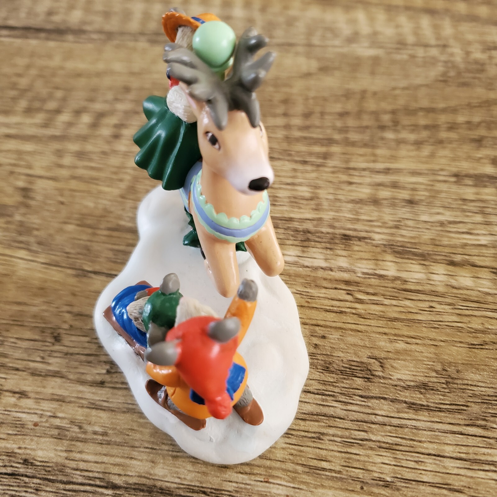 Avon Vintage Figurine Christmas Reindeer Mouse Kathy Jeffers