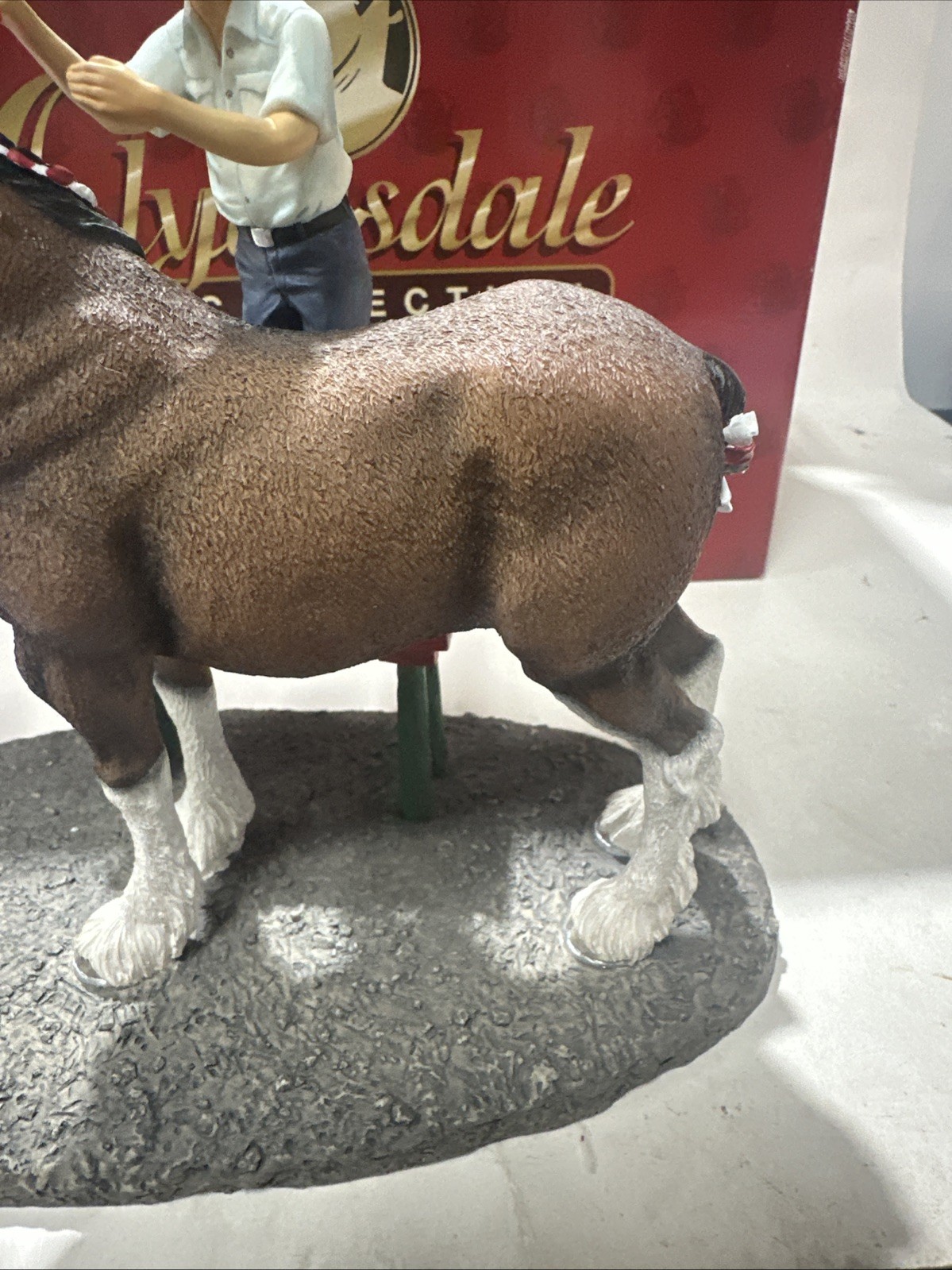The Clydesdale Collection Anheuser-Busch, Inc. “Braiding For Parade” Figurine