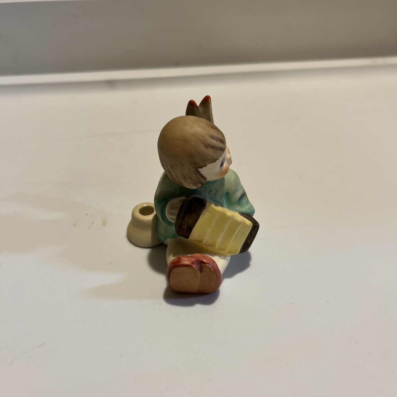 Rare Hummel Figurine Joyous News Accordion 1 / 39 / 0 Goebel 1950 1959 TMK 2