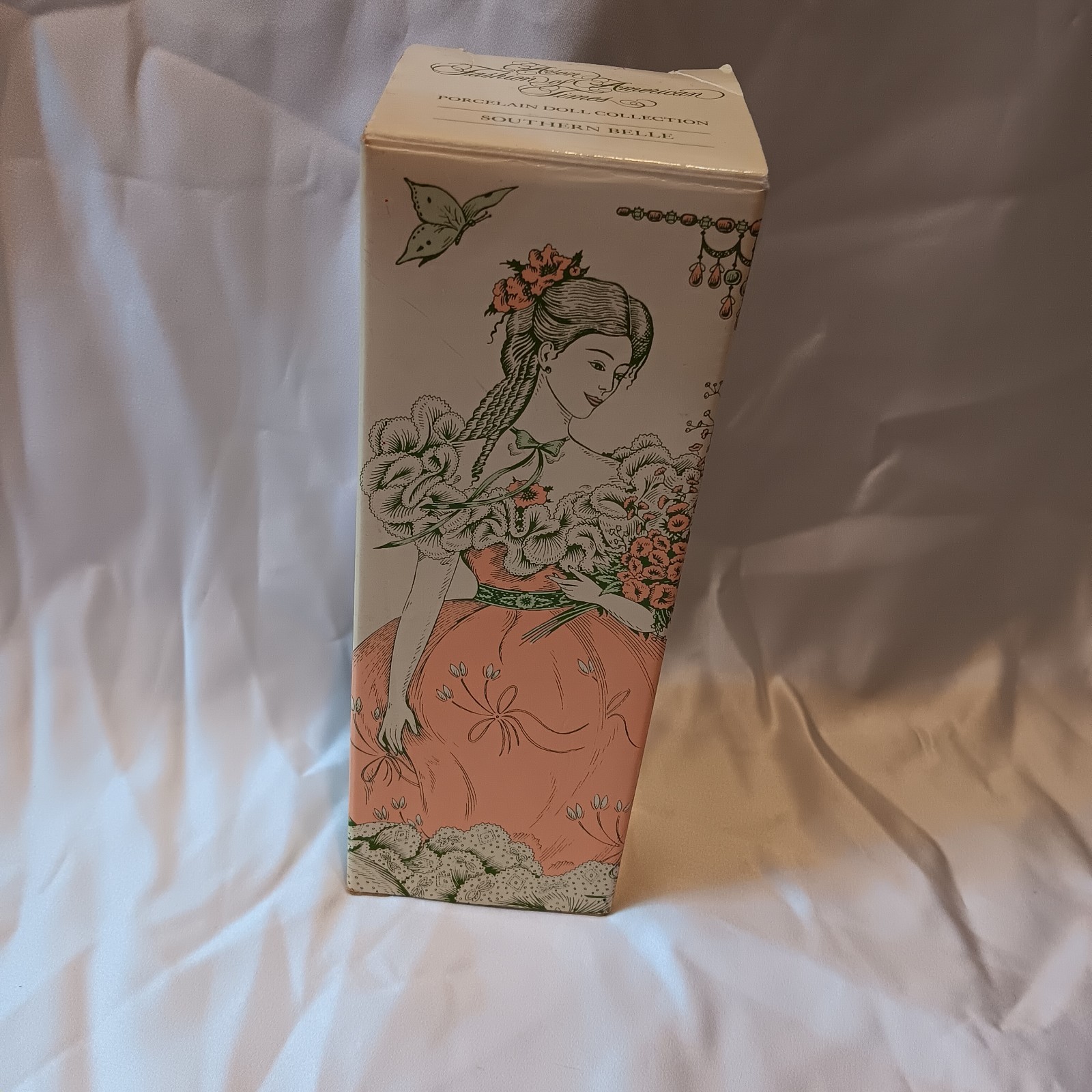 Pink Southern Belle, Porcelain Doll Collection, Avon Fashion American Times 1987