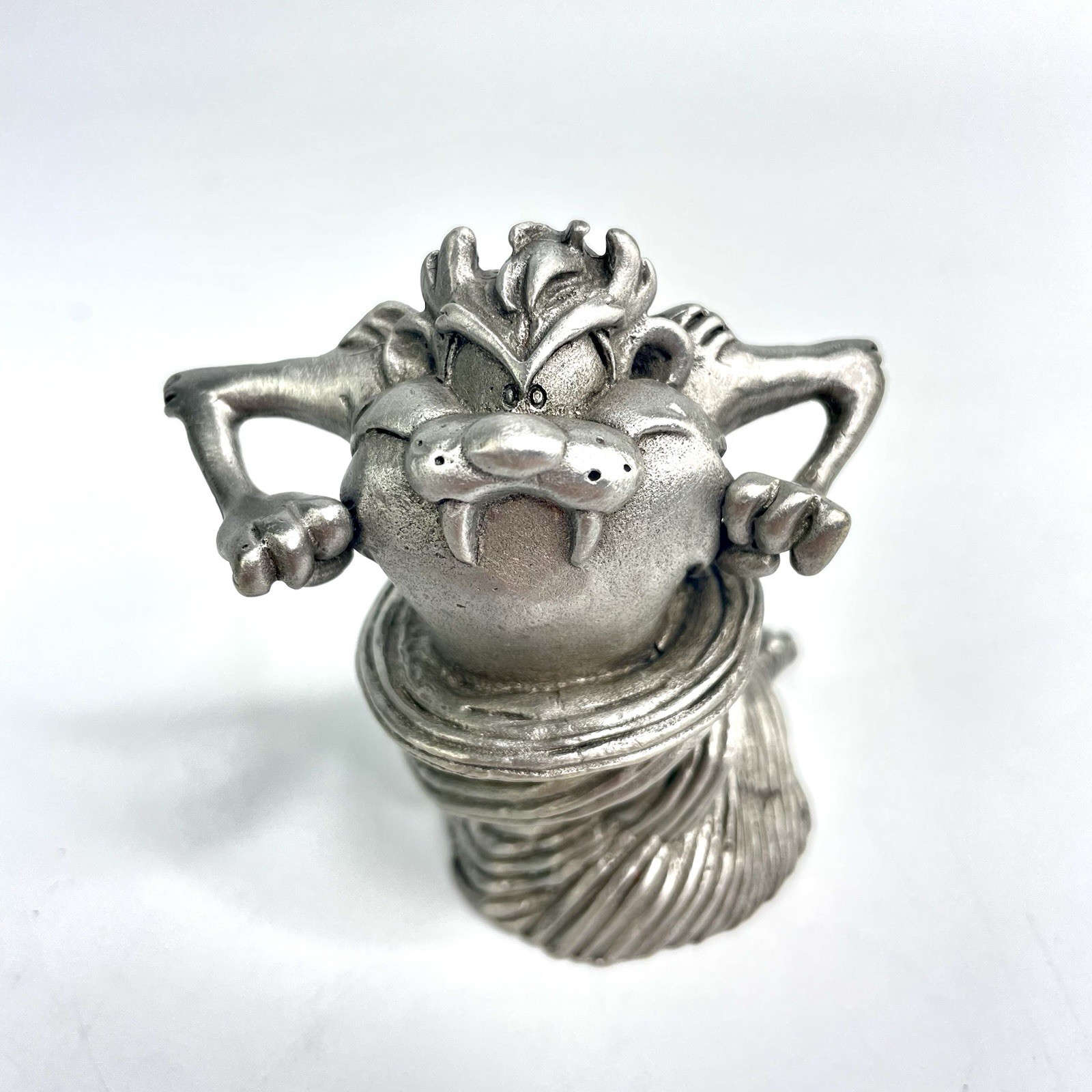 Warner Bros Pewter Looney Tune Taz Tasmanian Cartoon Devil Dust Tornado Figurine
