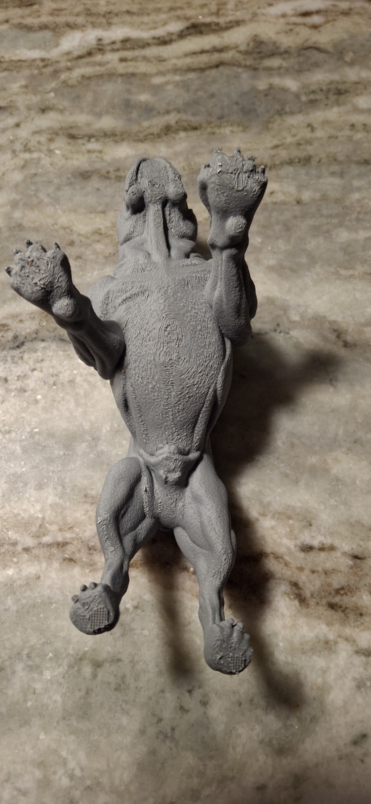 MUSCULAR CANE CORSO 3D PRINTED STATUETTE, GRAY COLOR. PLASTIC. HIGH DETAIL!