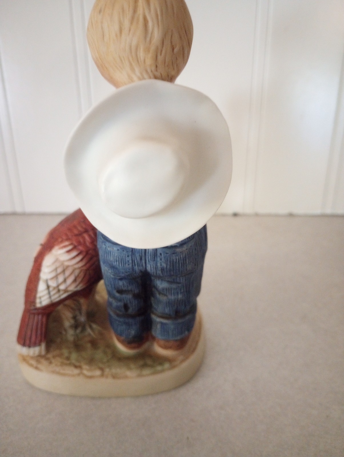 VINTAGE 1985 HOMCO DENIM DAYS RETIRED BOY AND TURKEY RETIRED