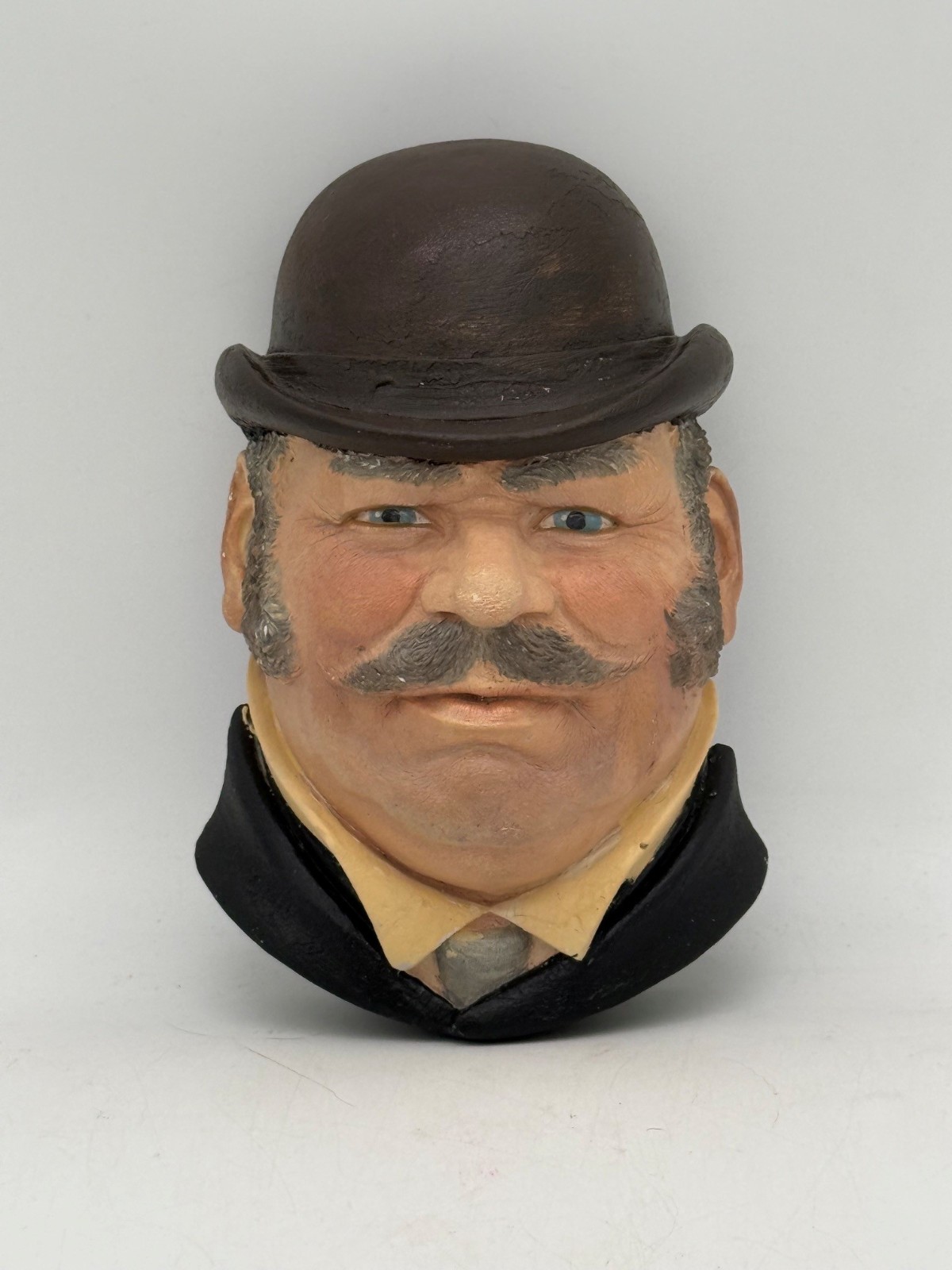 Vintage Legend Products 1981 Dr. Watson Chalkware Art Head England Original Tag