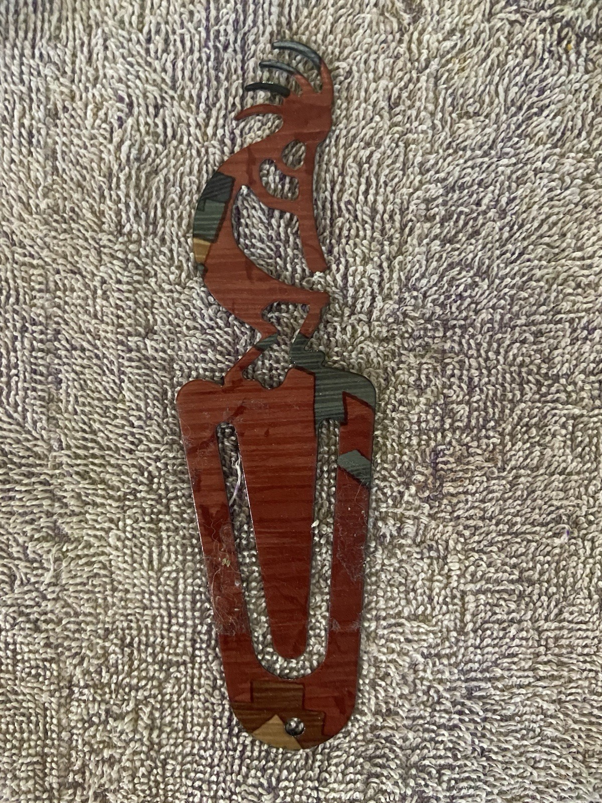 5 Kokopelli-2 wood carvings, material bookmark card Night light-Native American