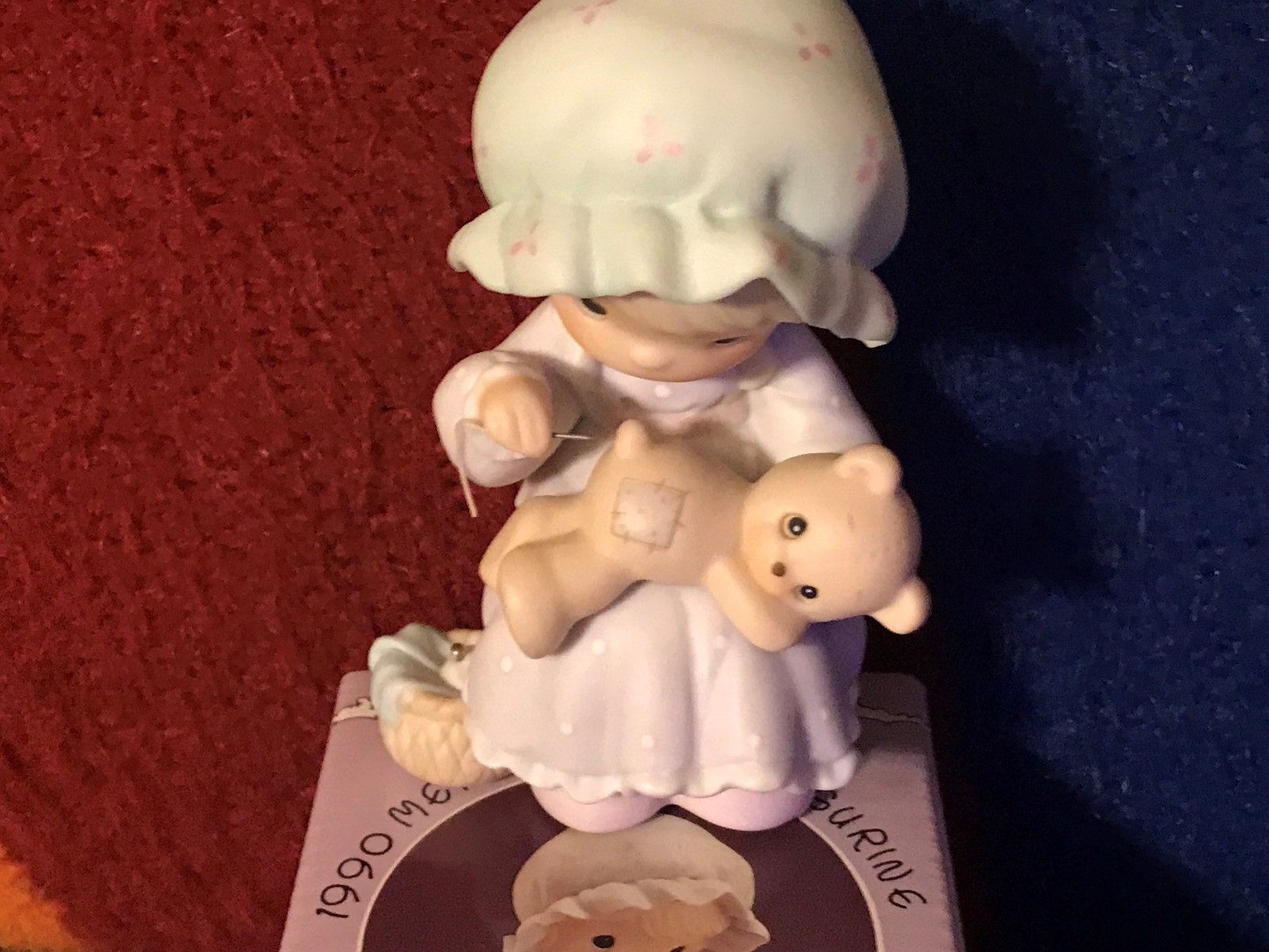 Enesco Precious Moments Porcelain Figurine You are a Blessing to Me 1990 PM902