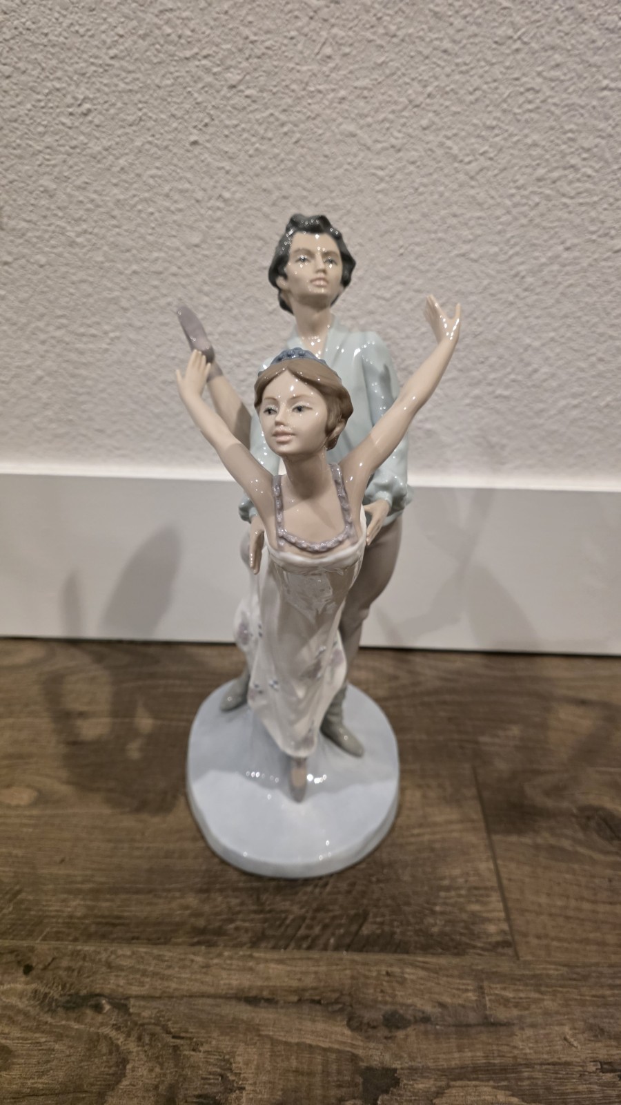 Large Lladro Nao 02010400 Dancing On A Cloud ballet Couple 12.25 Tall