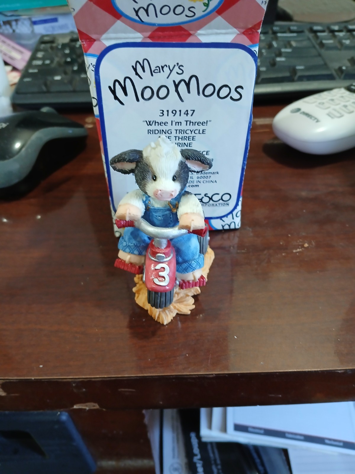 Mary’s moo moos whee I’m three with box