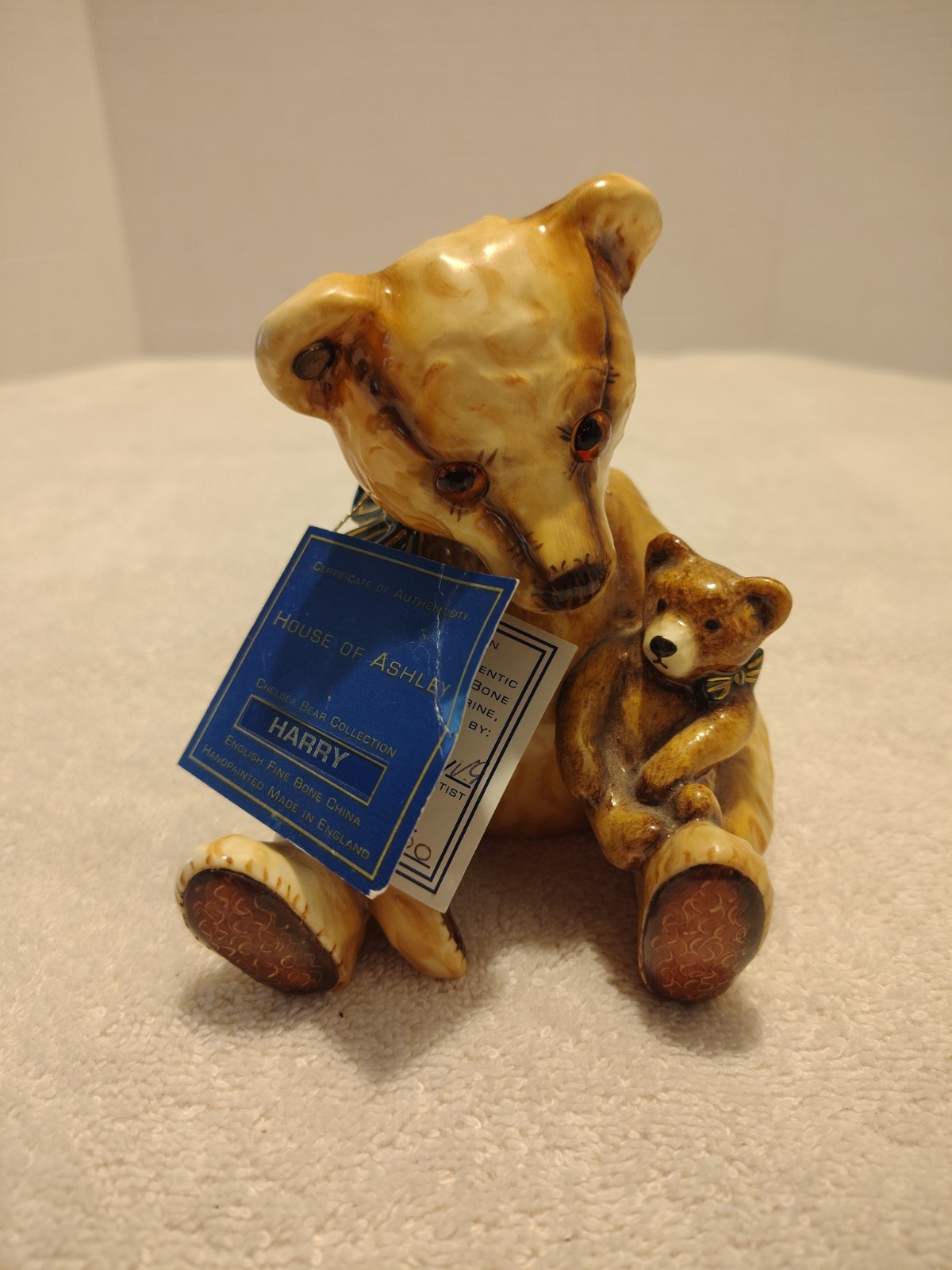 House of Ashley Limited # 31 of 500 Chelsea Bear Collection HARRY Bone China EUC