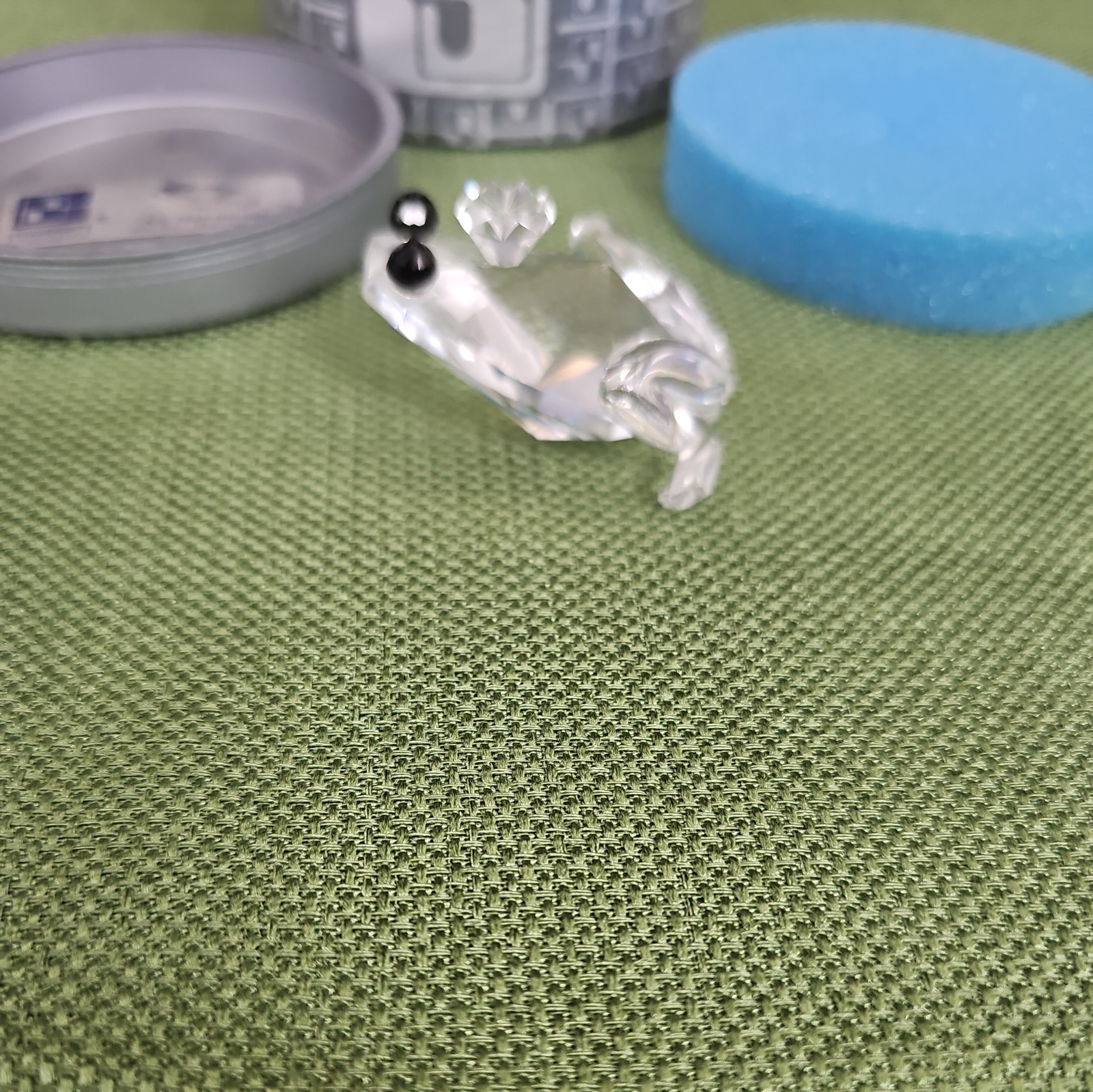 ✨ Swarovski Crystal Prince Frog Figurine Beauties of the Lake 7642 V2 Retired