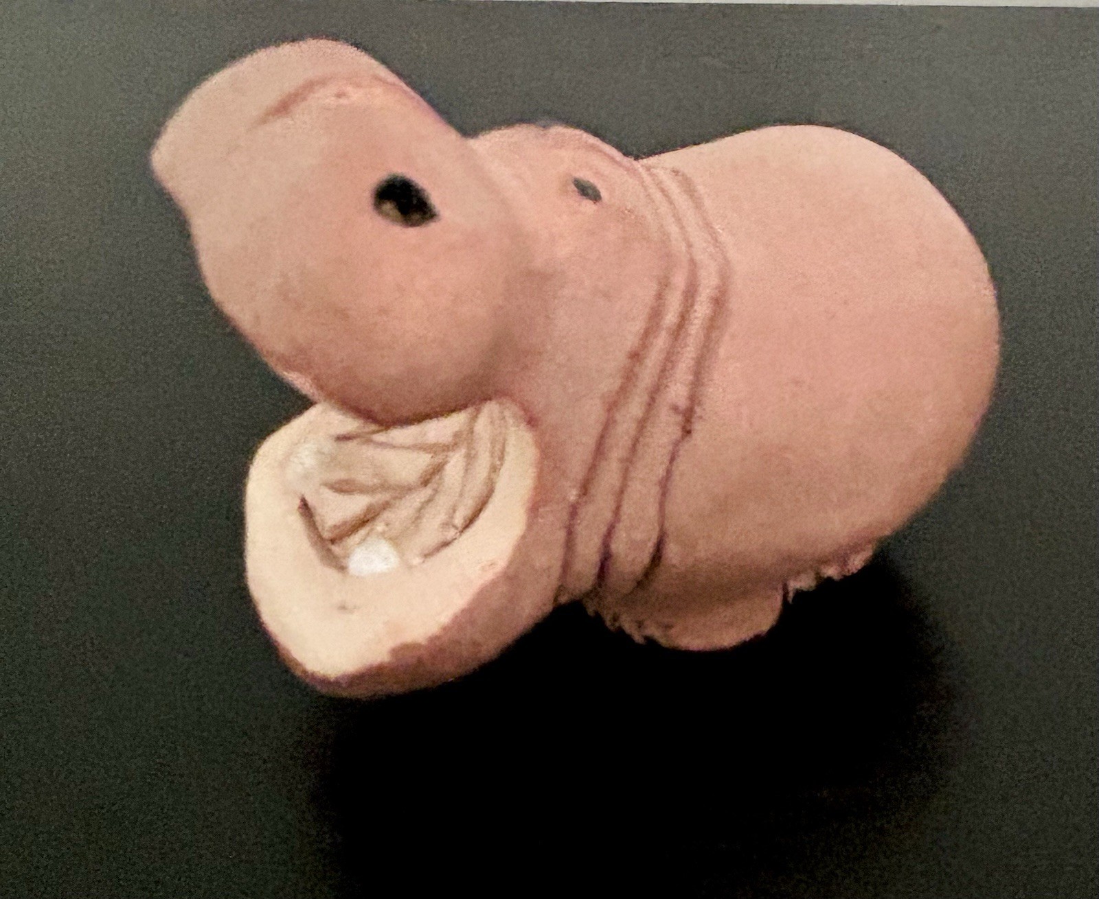 Retired Artesania Rinconada HIPPO Hippopotamus Figurine Hand Made Uruguay