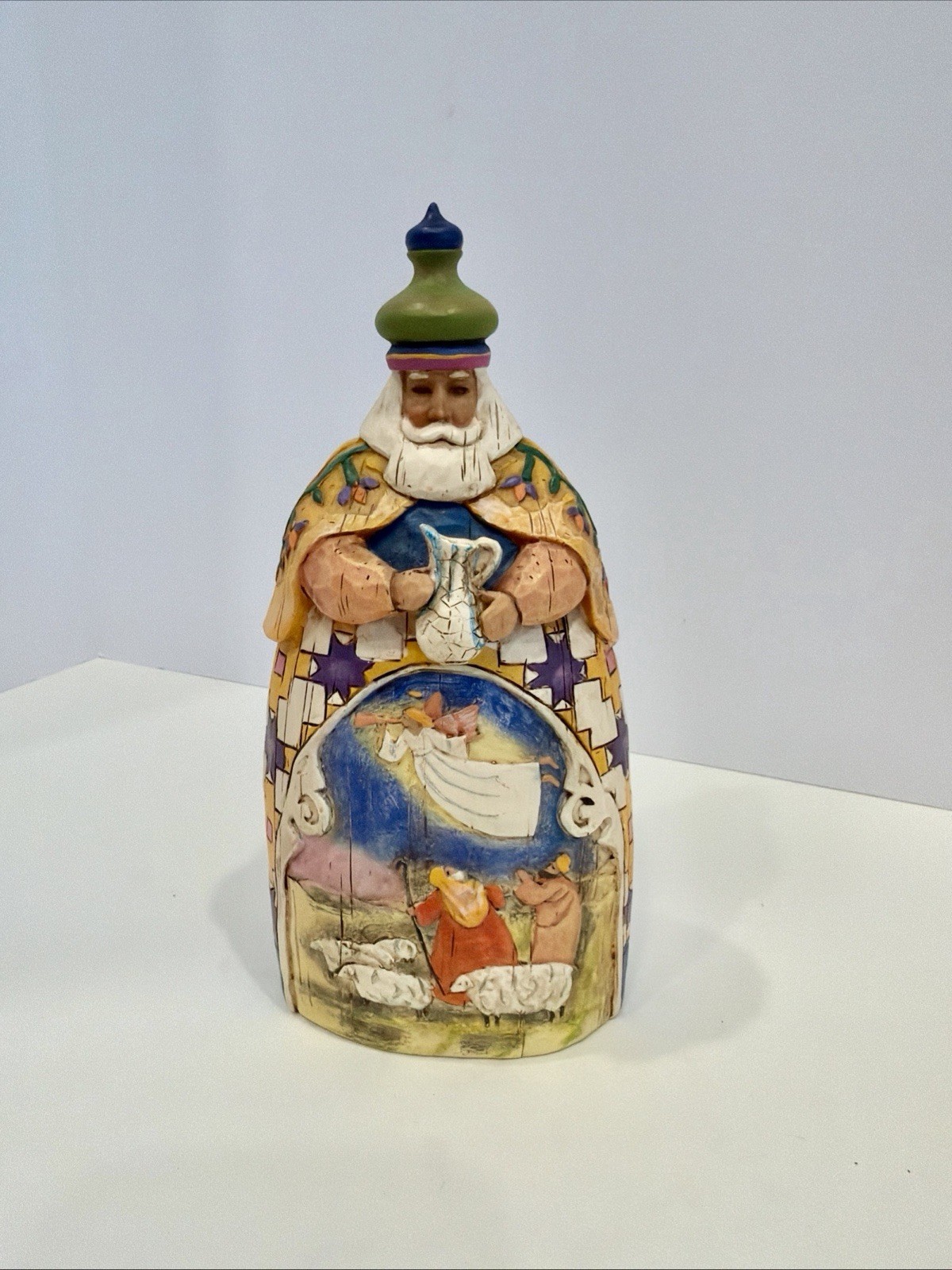 Jim Shore Wiseman Heartwood Creek Nativity Figurine Let Every Heart Wiseman