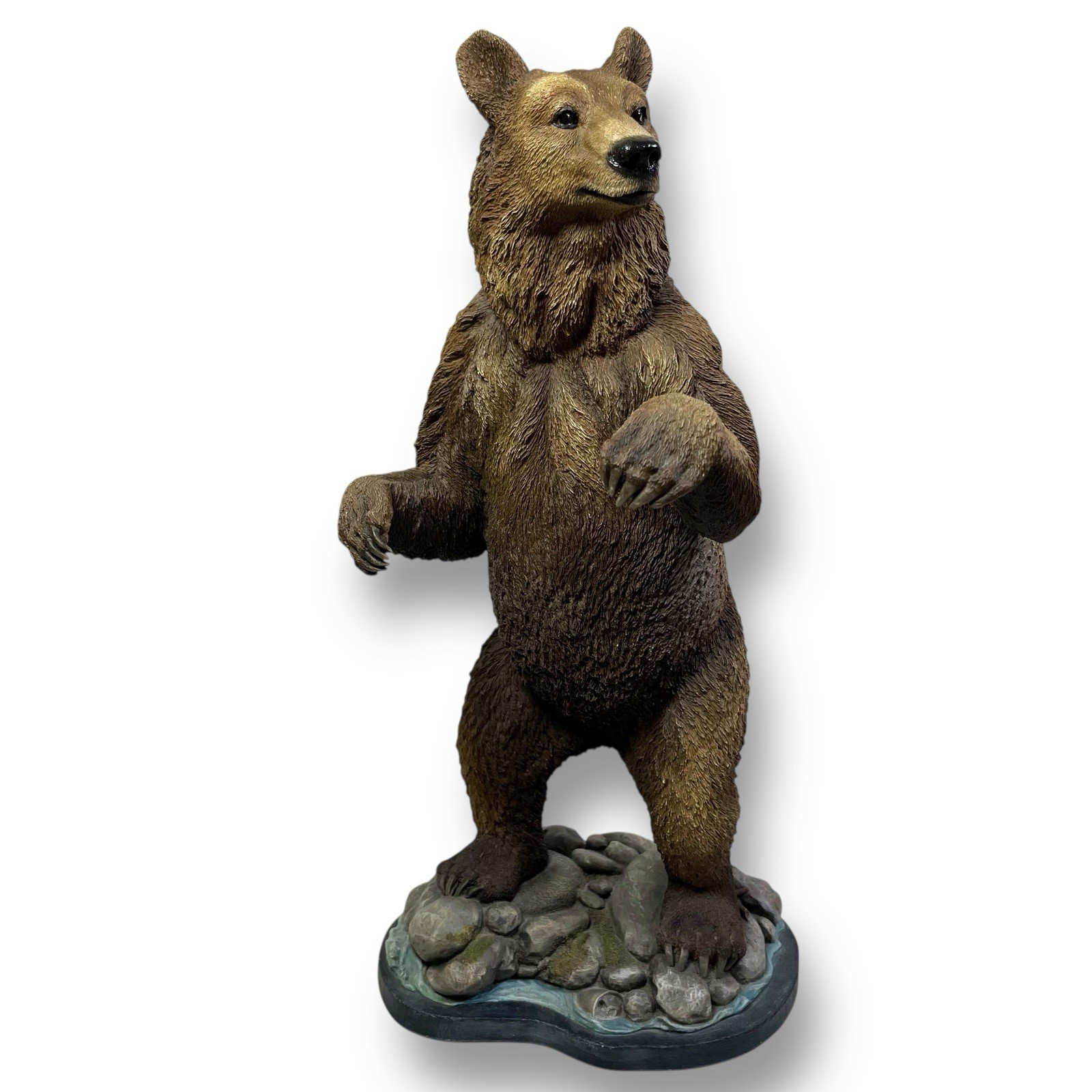 CreArt standing GRIZZLY BEAR Resin Sculpture Spirit Animal Figurine #41/2500