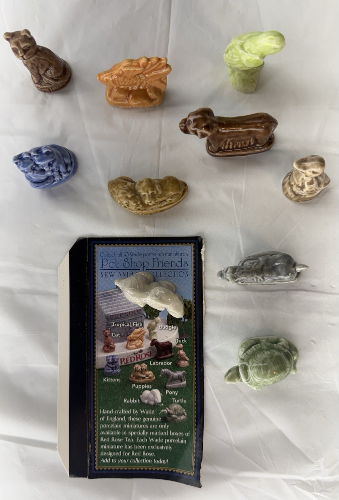 Wades Pet Shop Freinds Complete Set NM -Mint ! Out of Factory Pouch.