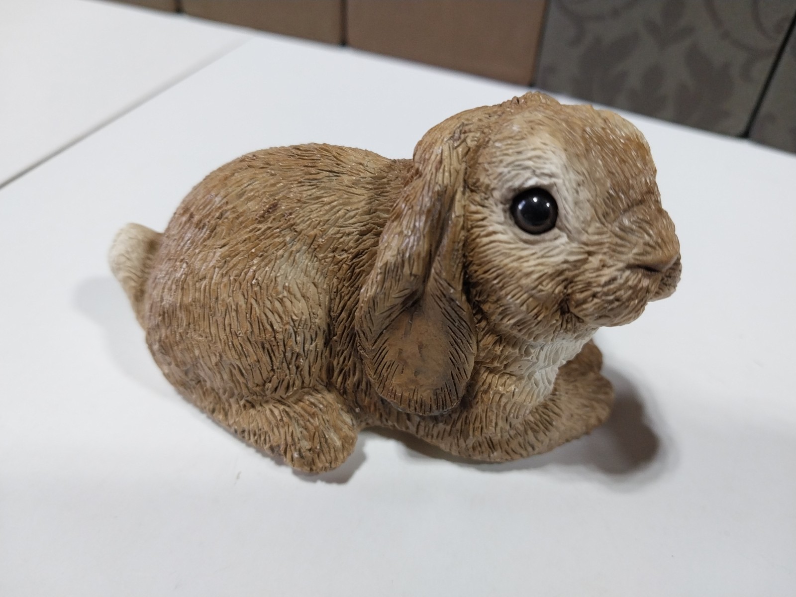Stone Critters Baby Lop Eared Bunny Figurine
