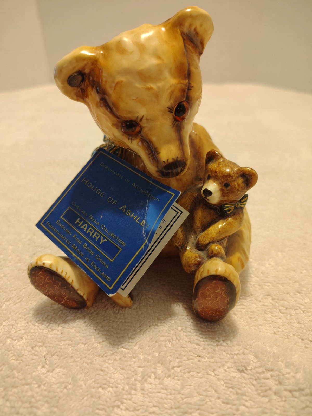 House of Ashley Limited # 31 of 500 Chelsea Bear Collection HARRY Bone China EUC