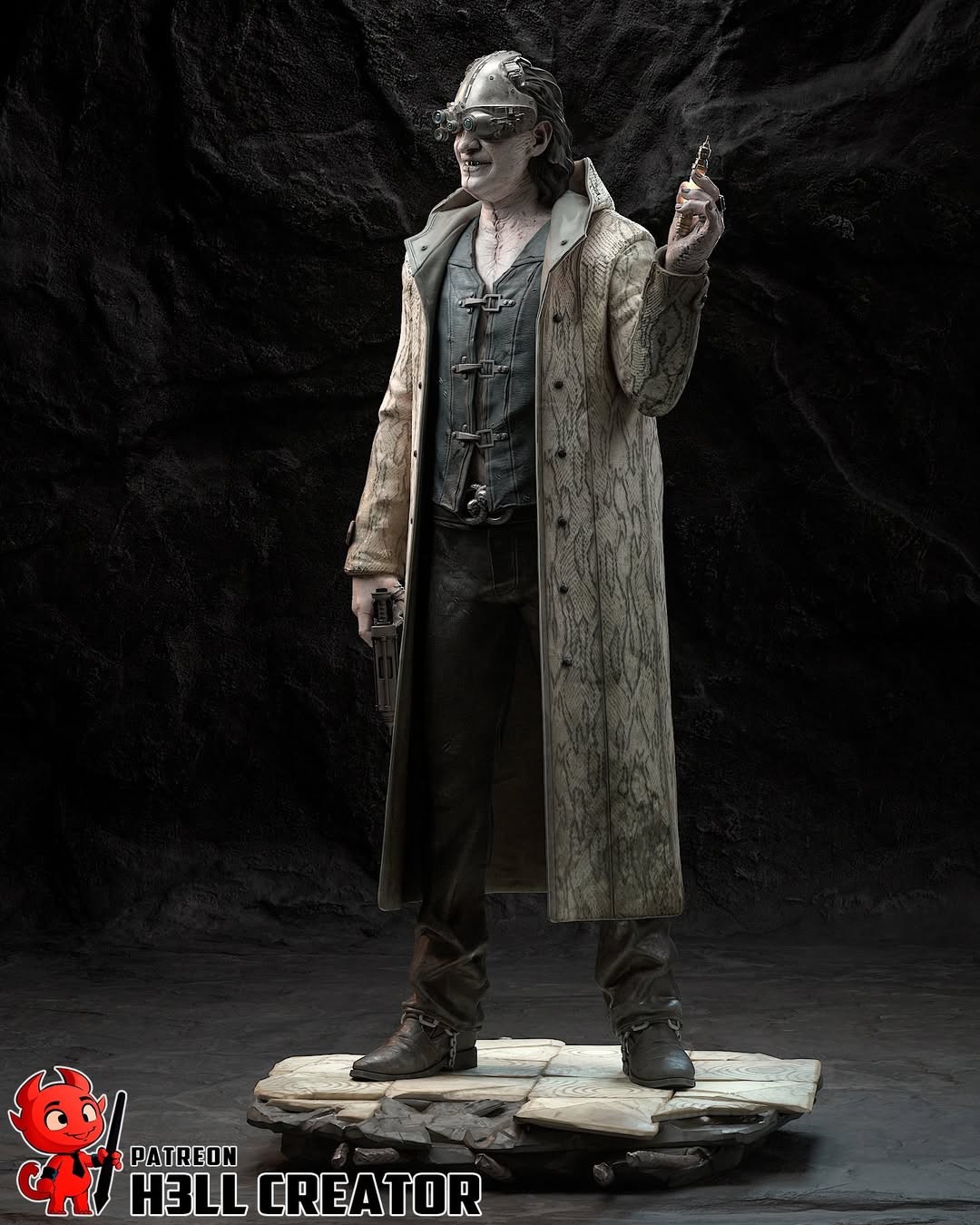 Victor Gideon 220mm 16K Resin Painted Collectible Display Model Figure