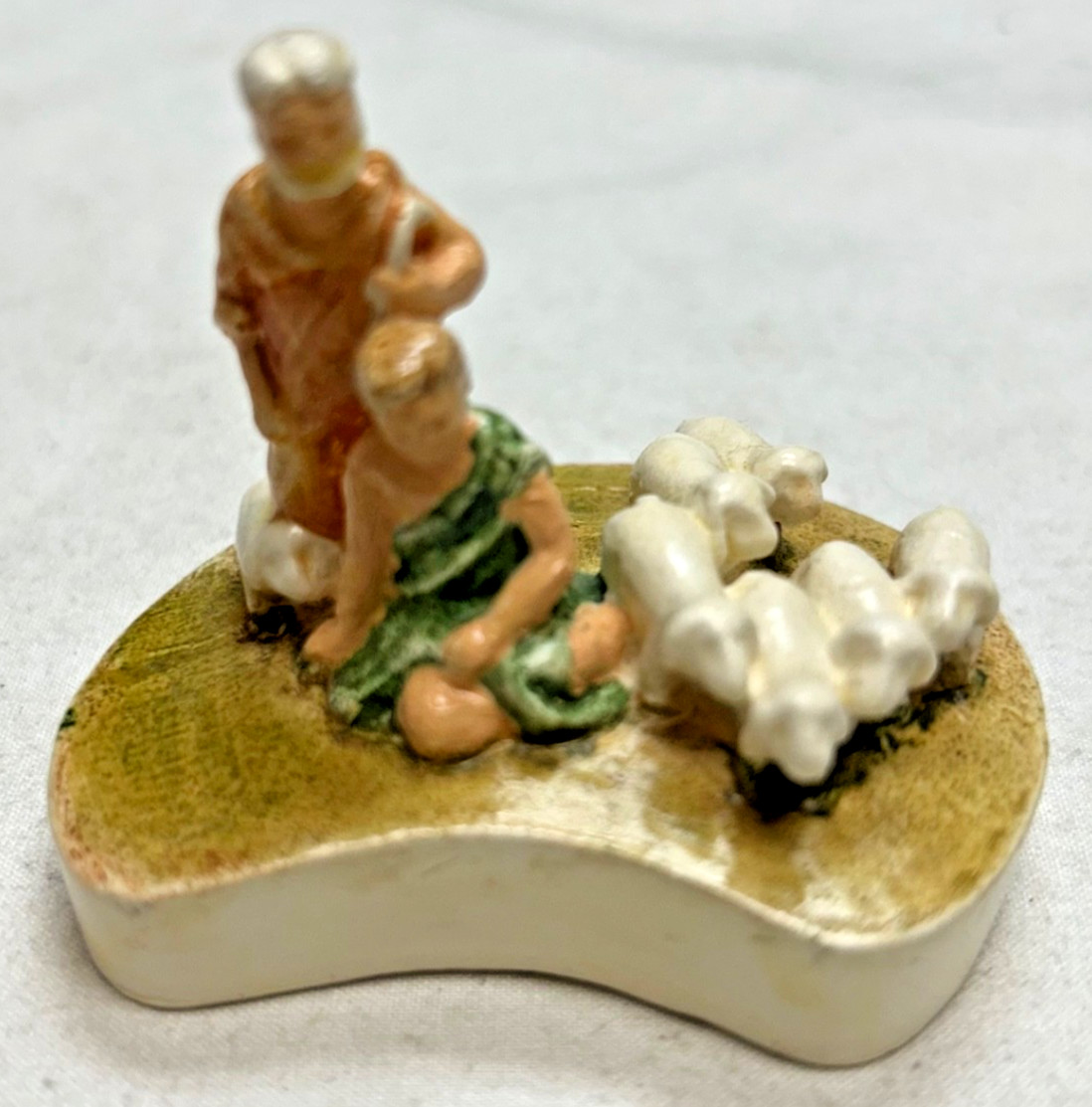 Sebastian Miniature Figurine – Shepard’s With Their Flock, Hand Painted Figure