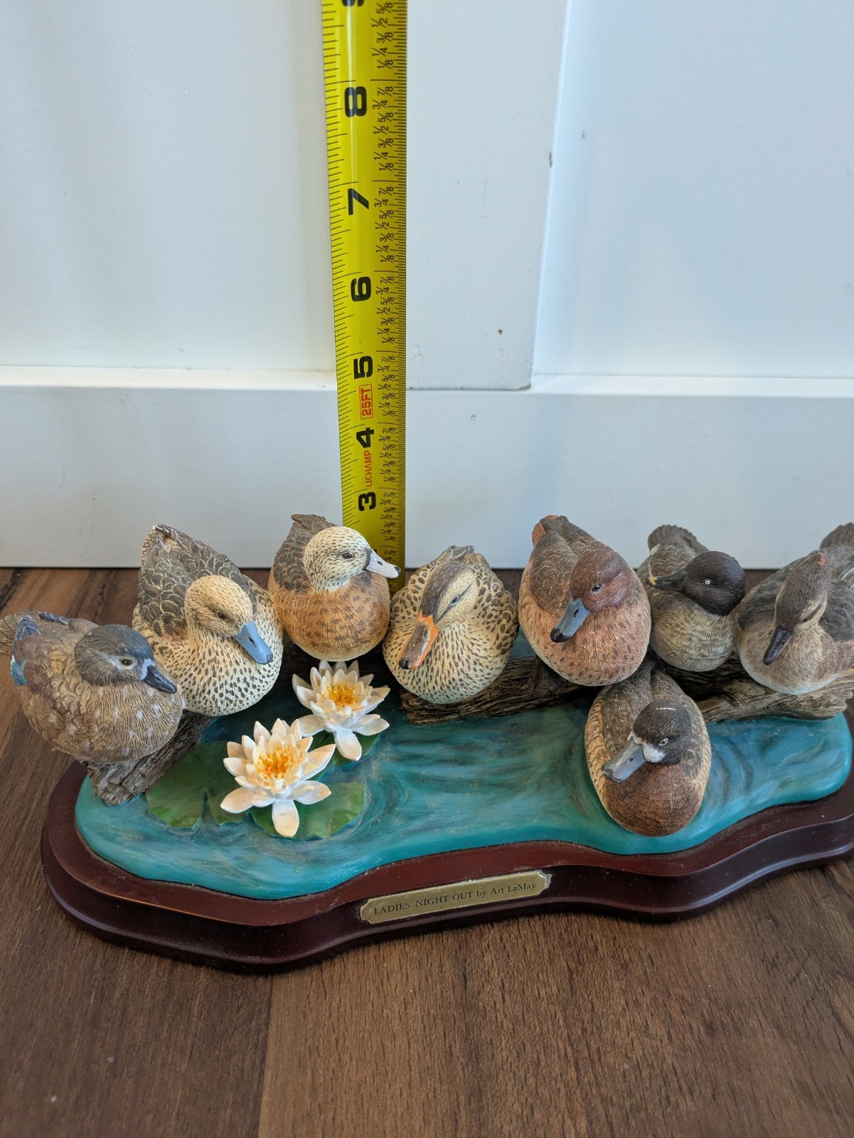 RARE Danbury Mint “Ladies Night Out” ART LAMAY Sculpture Figures Ducks Birds
