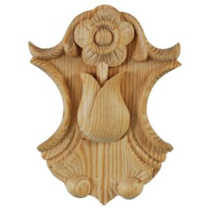 Small Shield with Flower Motif