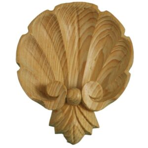 Large Shell Wood Applique