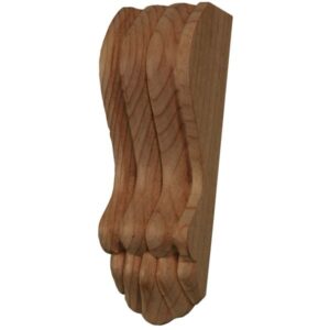 Small Narrow Victorian Reeded Fireplace Corbel