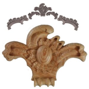 Rococo Pediment Shield
