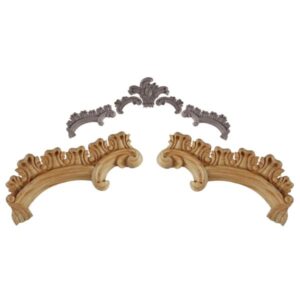 Large Rococo Pediment Rails