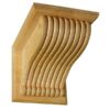 XXL Reeded Ceiling Corbel with Capping