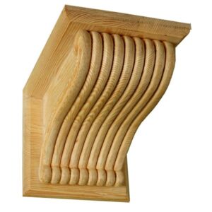 XXL Reeded Ceiling Corbel with Capping