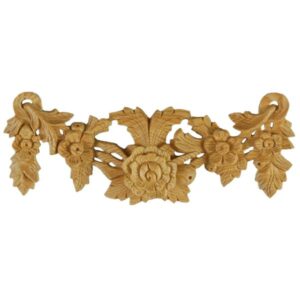 Classical Victorian Style Carved Wooden Swag
